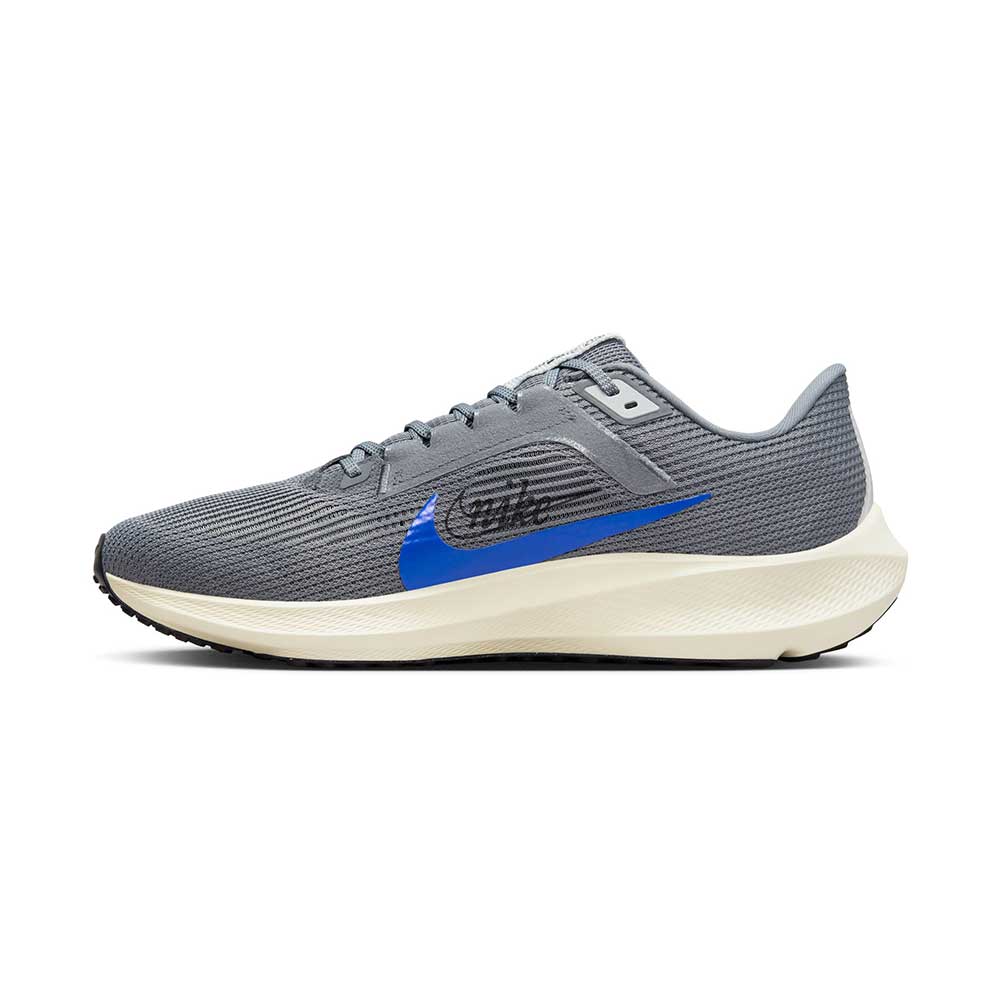 Men's Air Zoom Pegasus 40 Premium Running Shoe- Smoke Grey/Multi Color/Coconut- Regular (D)