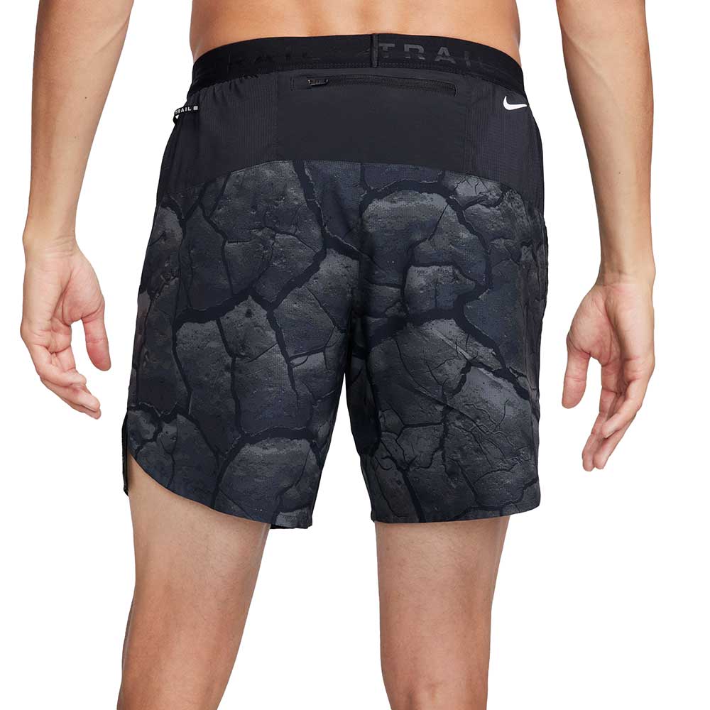 Men's Nike Dri-FIT Trail Stride 7in Short - Medium Ash/Black