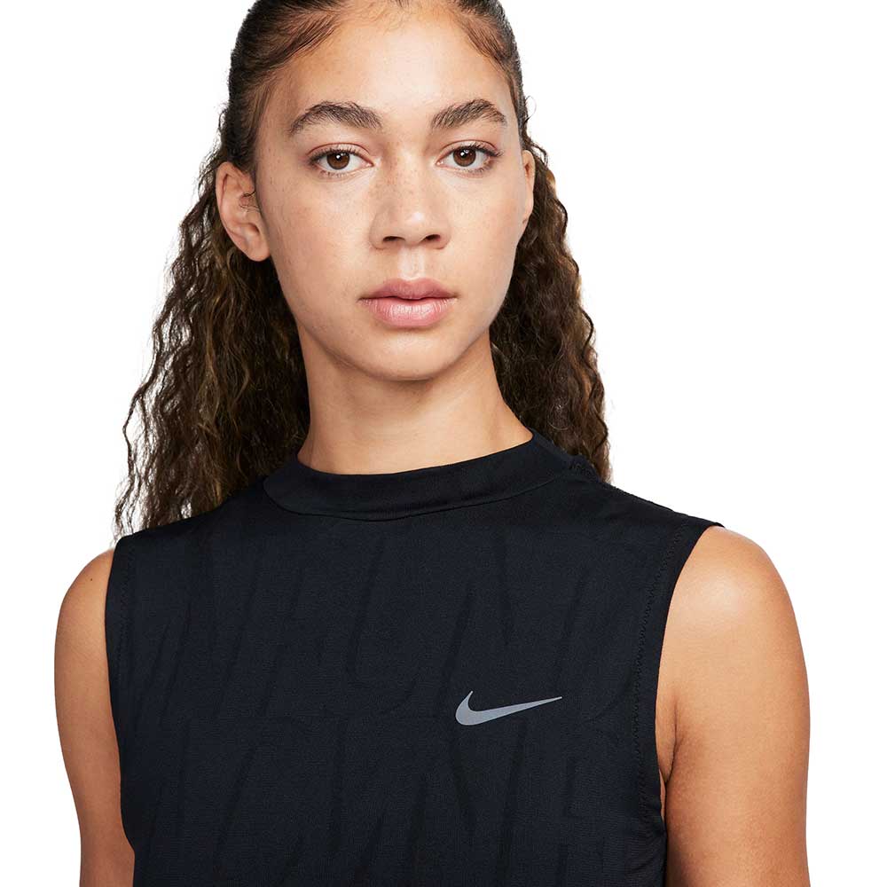 Women's Nike Running Division Tank Top- Black