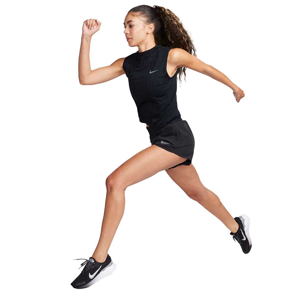 Women's Nike Running Division Tank Top- Black