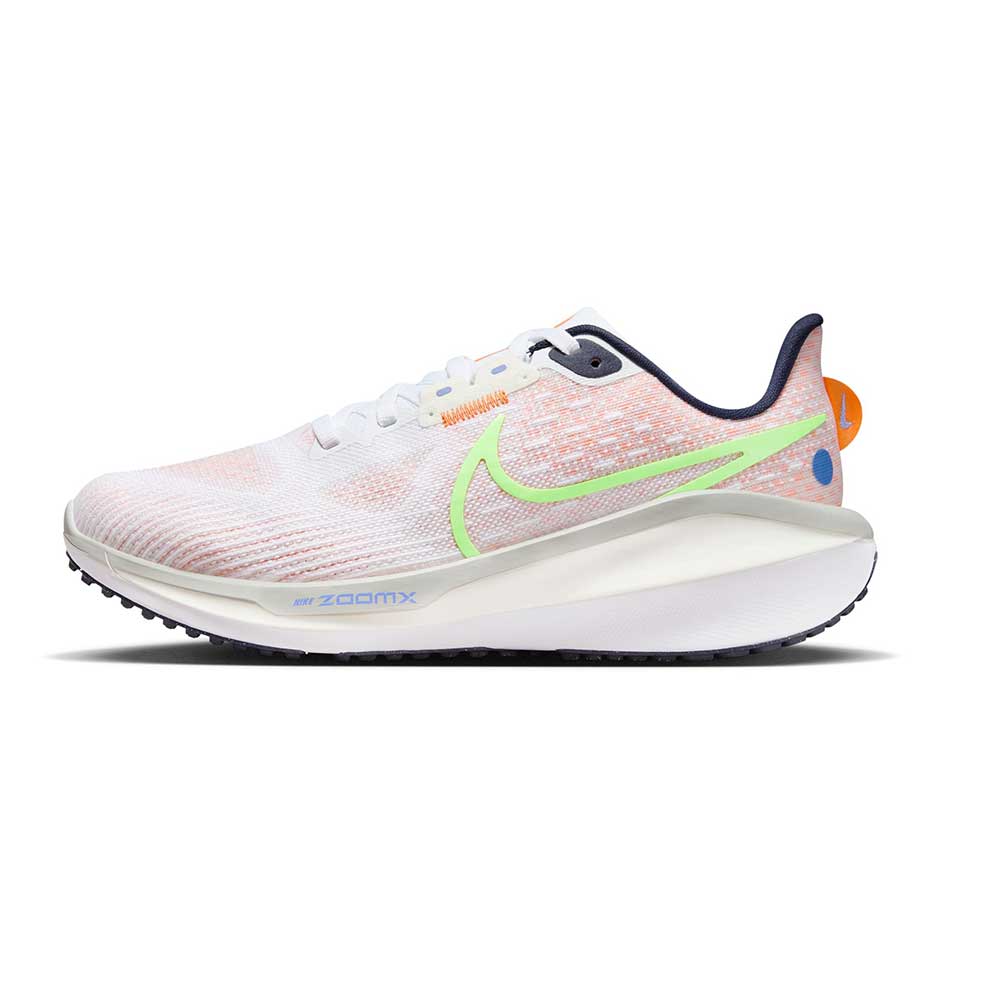 Women's Nike Vomero 17 Running Shoe - White/Lime Blast/Photon Dust/Polar - Regular (B)