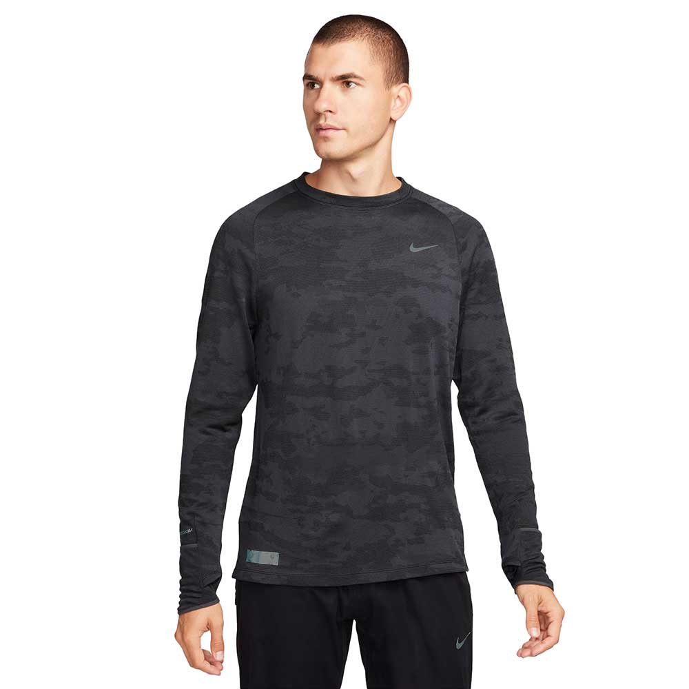 Men's Nike Therma-FIT ADV Running Division Long Sleeve Top - Black –  Gazelle Sports