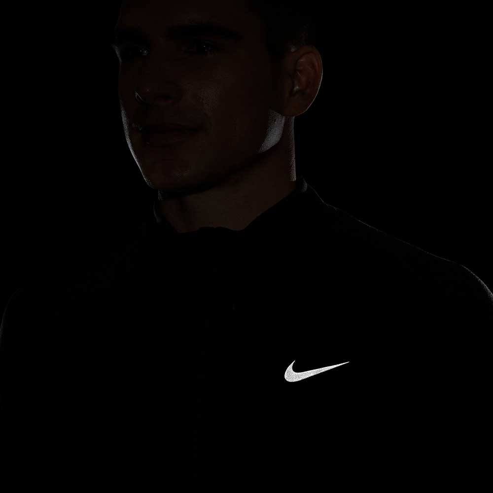 Men's Nike Dri-FIT Running Division 1/2-Zip Mid Layer Running Top - Black/Black