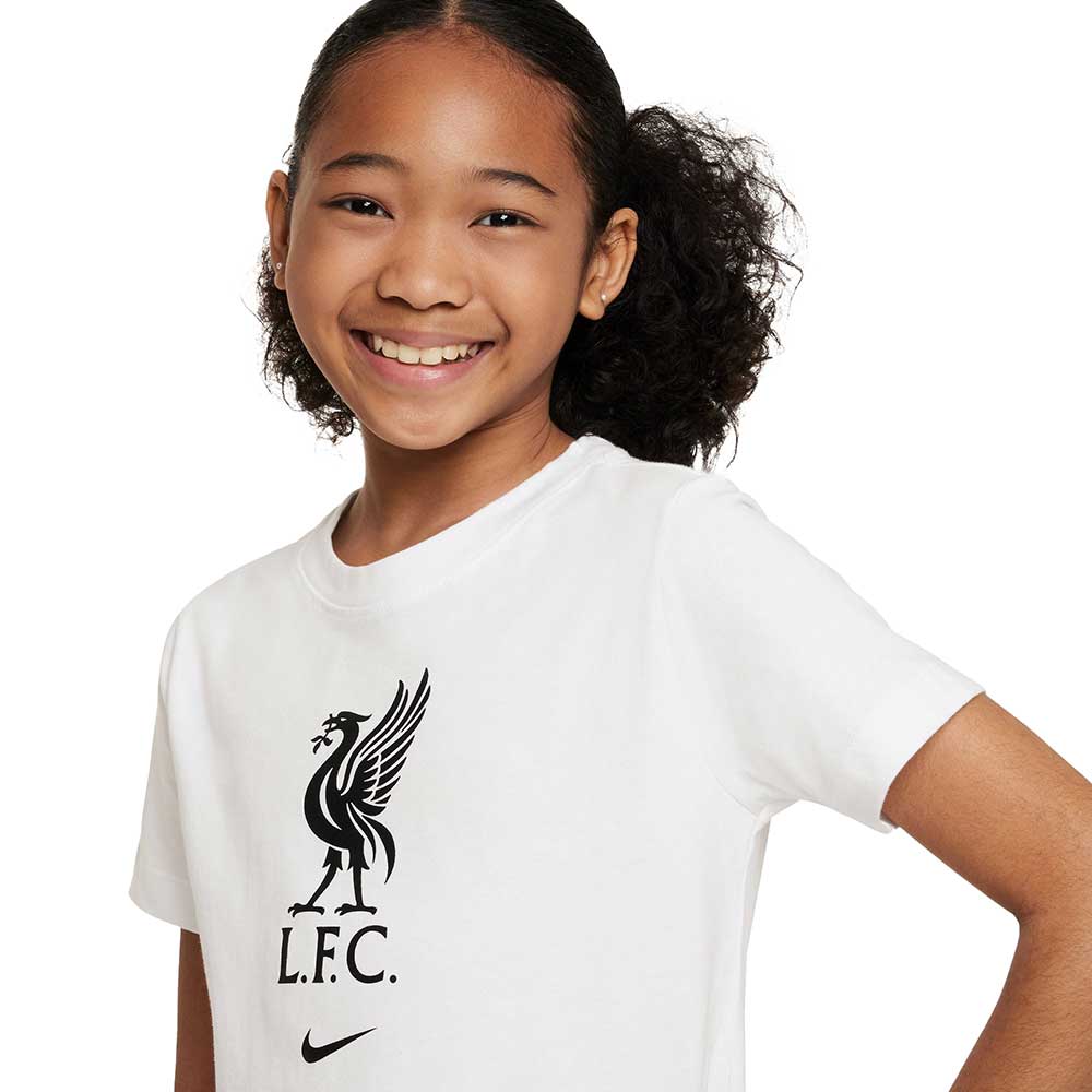 Youth LFC Crest Tee - White