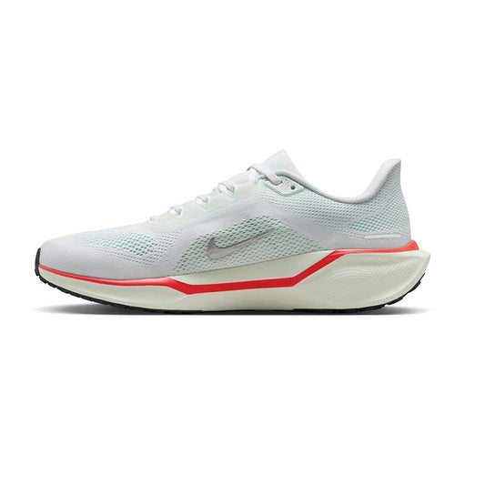 M Nike Pegasus 41 (D) - White/Metallic Silver/Barely Green