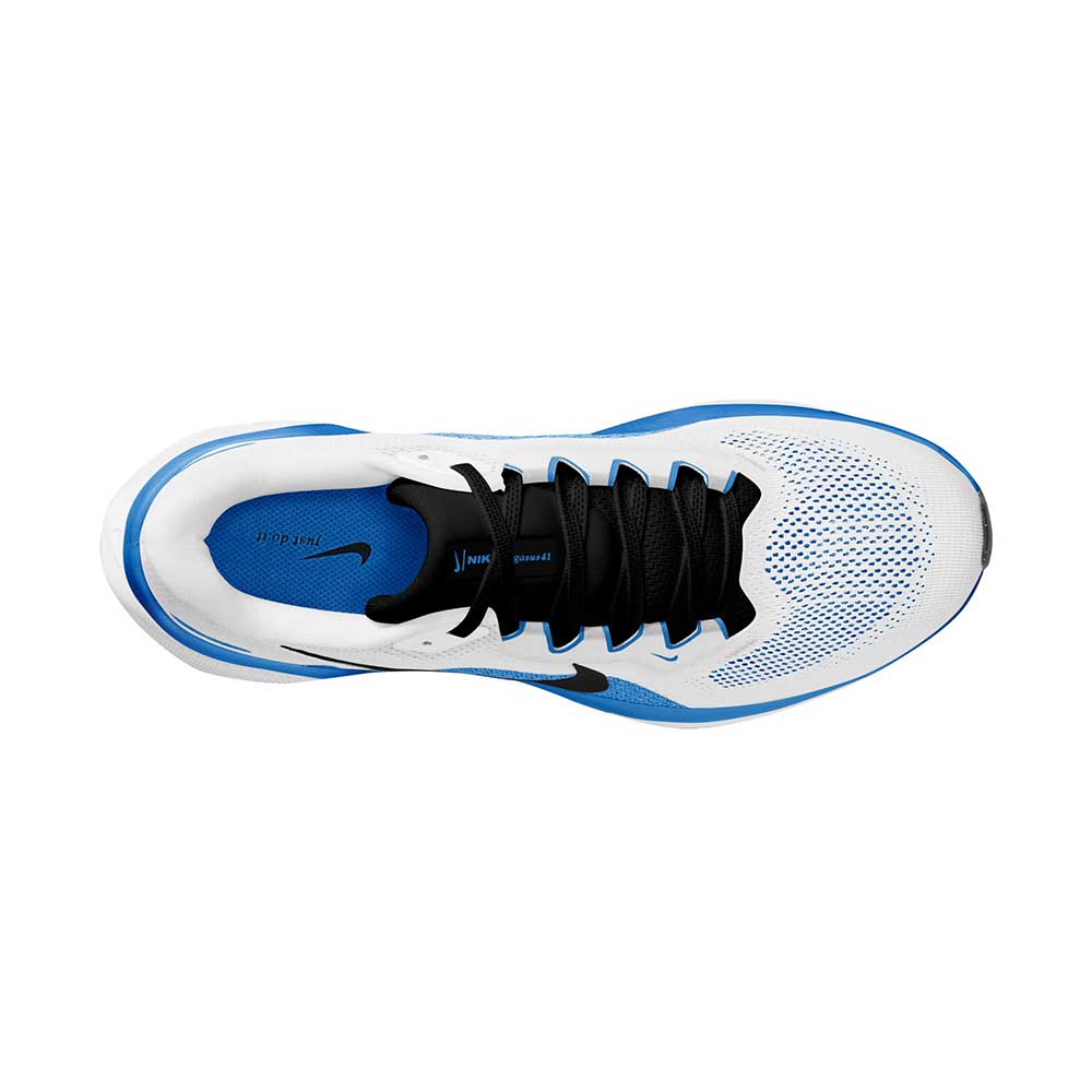 Men's Pegasus 41 Running Shoe - White/Black/Blue Hero - Regular (D)
