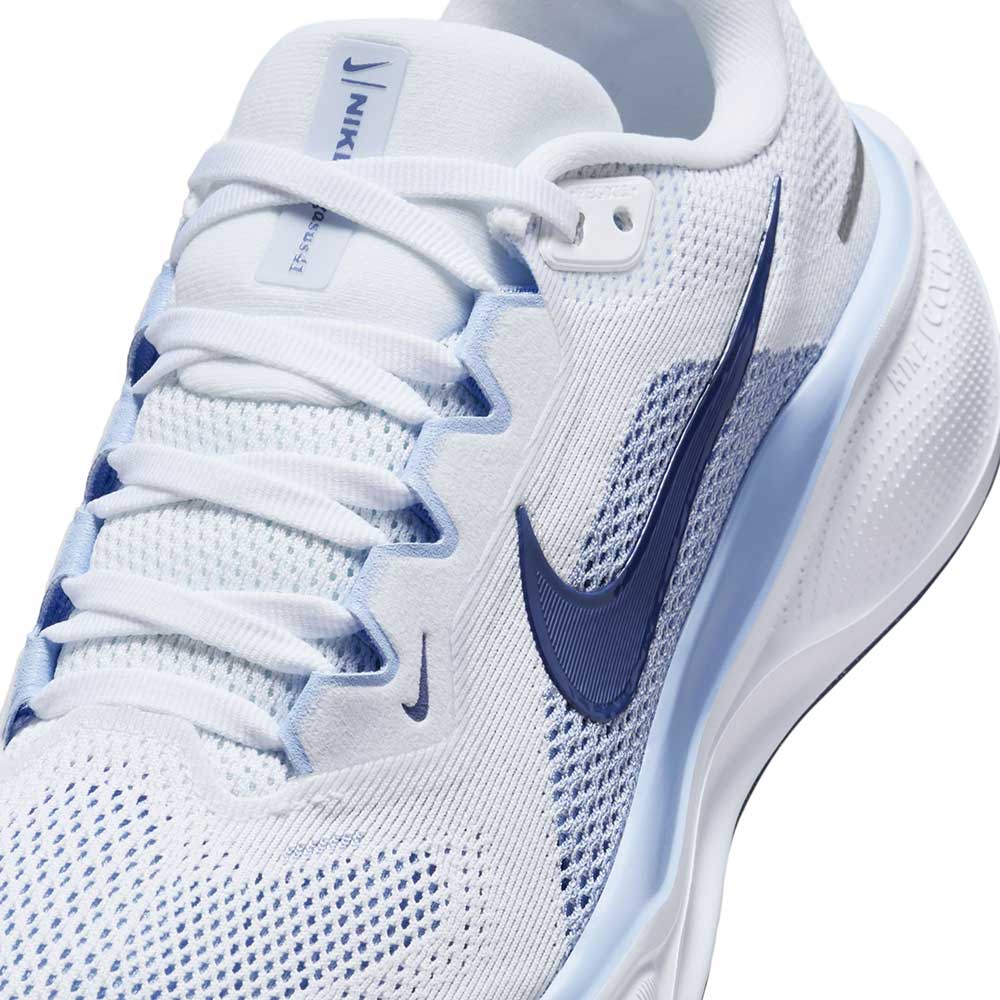 Women's Pegasus 41 Running Shoe - White/Diffused Blue/Aluminum - Regular (B)