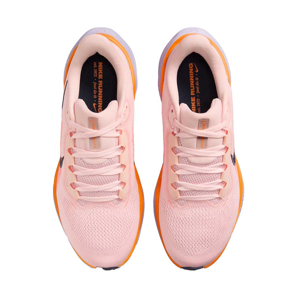 Women's Nike Pegasus 41 Running Shoe - Atmosphere/Obsidian/Total Orange - Regular (B)