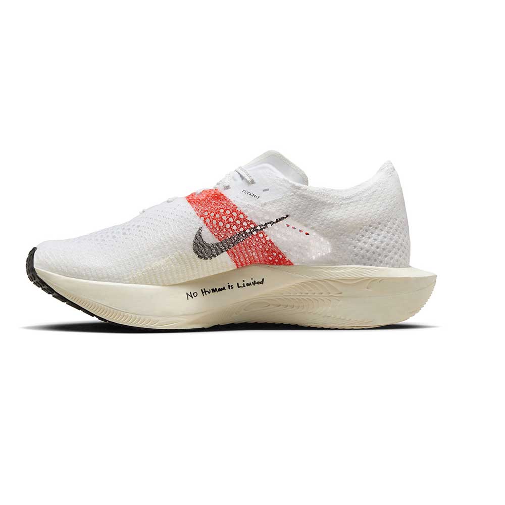 Nike ZoomX Vaporfly Next% 3 Eliud Kipchoge Running Shoe - White/Black/Chili Red - Regular (D)