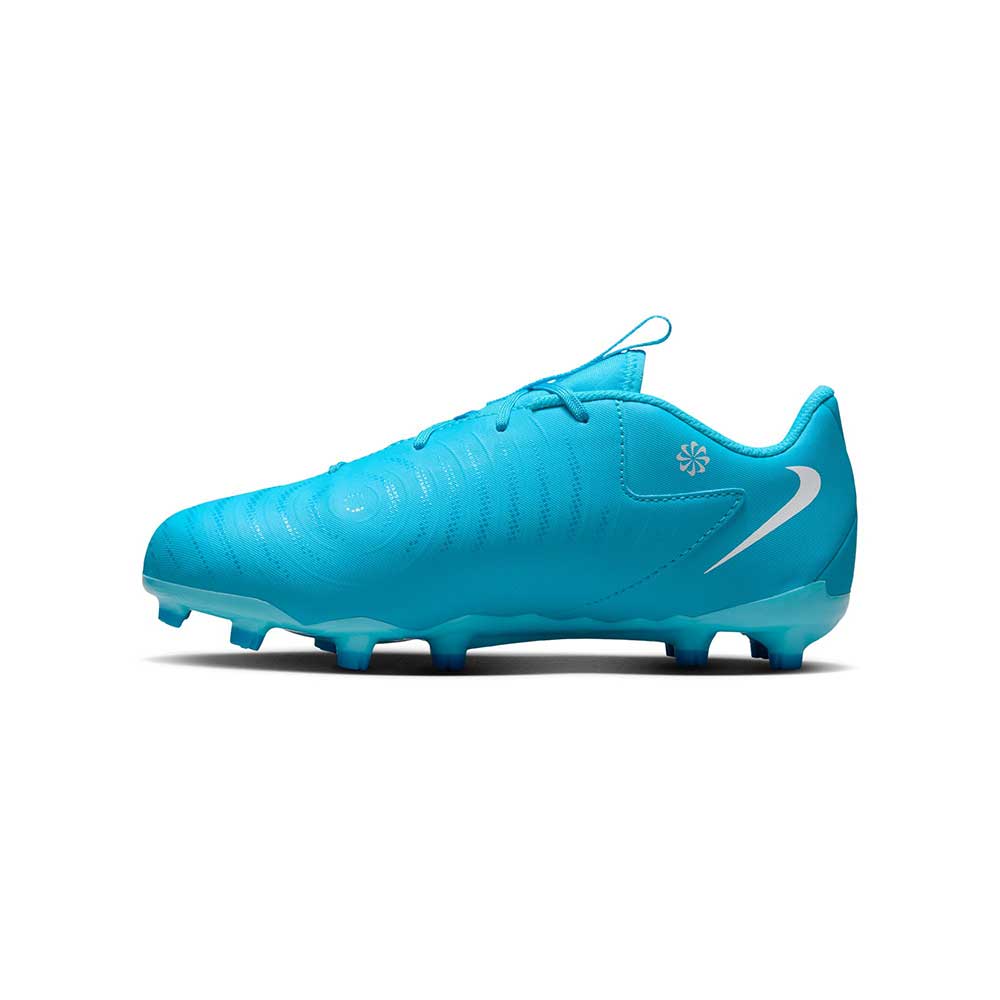 Youth JR Phantom GX II Academy FG/MG Soccer Cleat - Blue Fury/White - Regular (M)