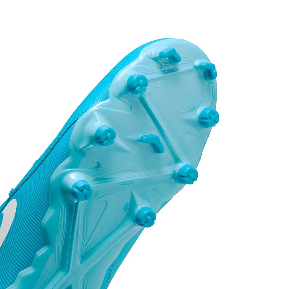 Youth JR Phantom GX II Academy FG/MG Soccer Cleat - Blue Fury/White - Regular (M)