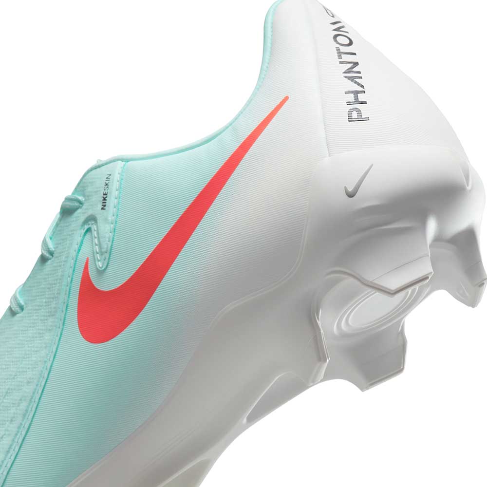 All Gender Phantom GX II Academy FG/MG Soccer Shoe - Mint/Atomic Red/Off Noir - Regular (D)