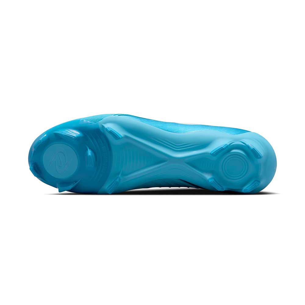 Nike Phantom GX 2 Academy MG Low-Top Soccer Cleats - Blue Fury/White - Regular (D)