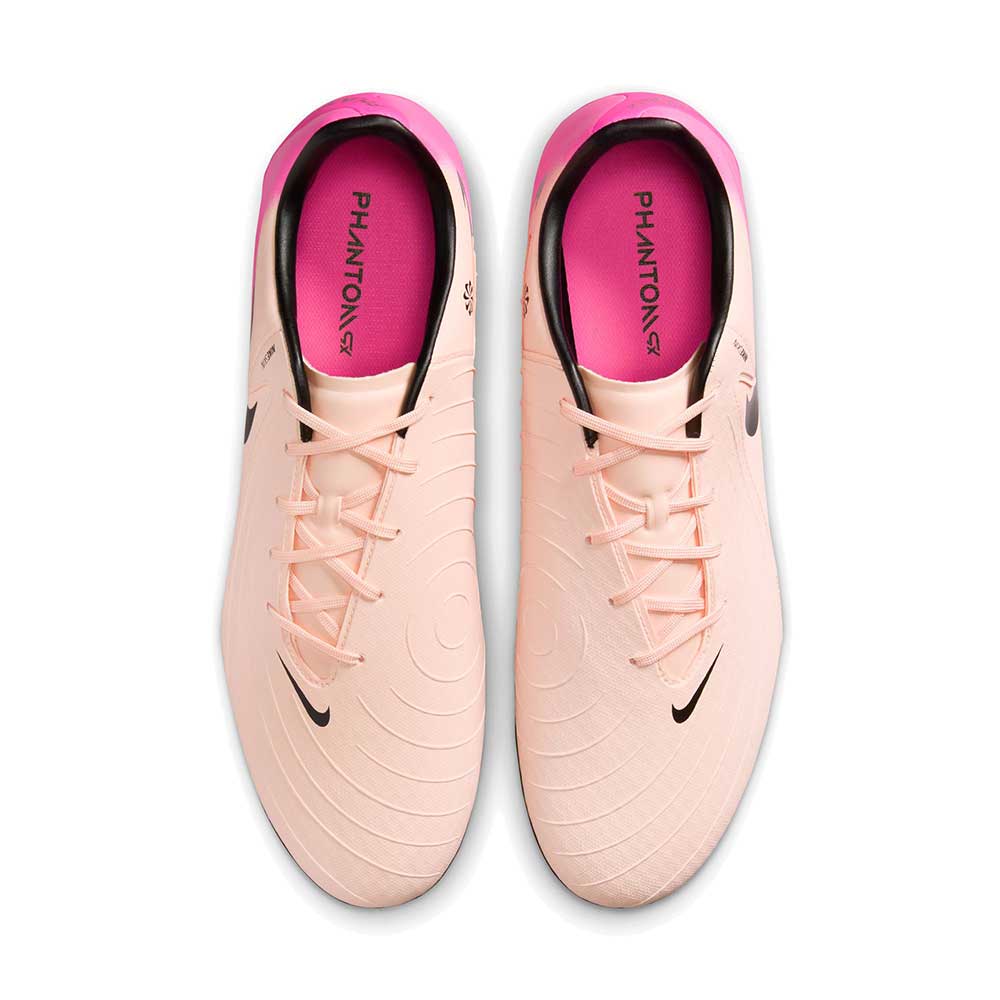Phantom GX II Academy FG/MG Soccer Cleat - Crimson Tint/Black/Pink Blast - Regular (D)