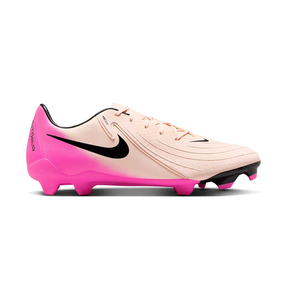 Phantom GX II Academy FG/MG Soccer Cleat - Crimson Tint/Black/Pink Blast - Regular (D)