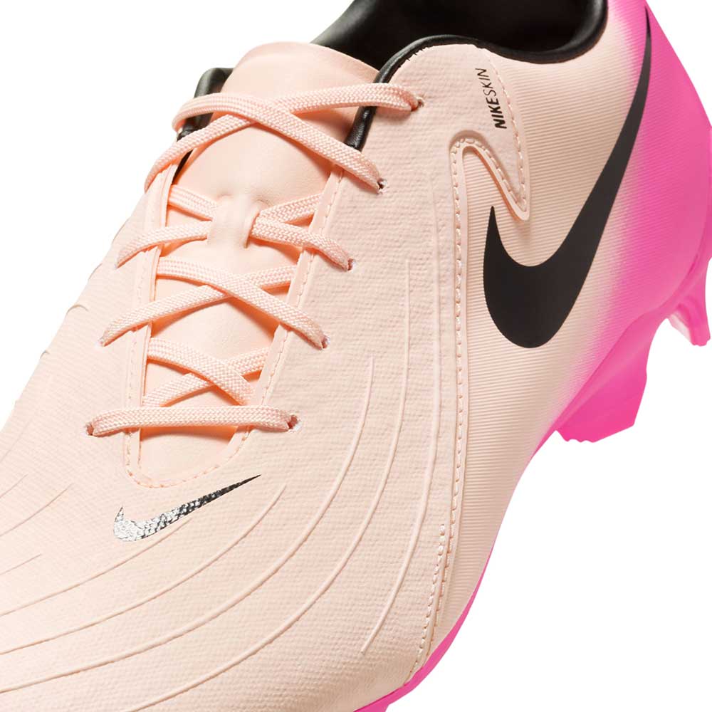 Phantom GX II Academy FG/MG Soccer Cleat - Crimson Tint/Black/Pink Blast - Regular (D)