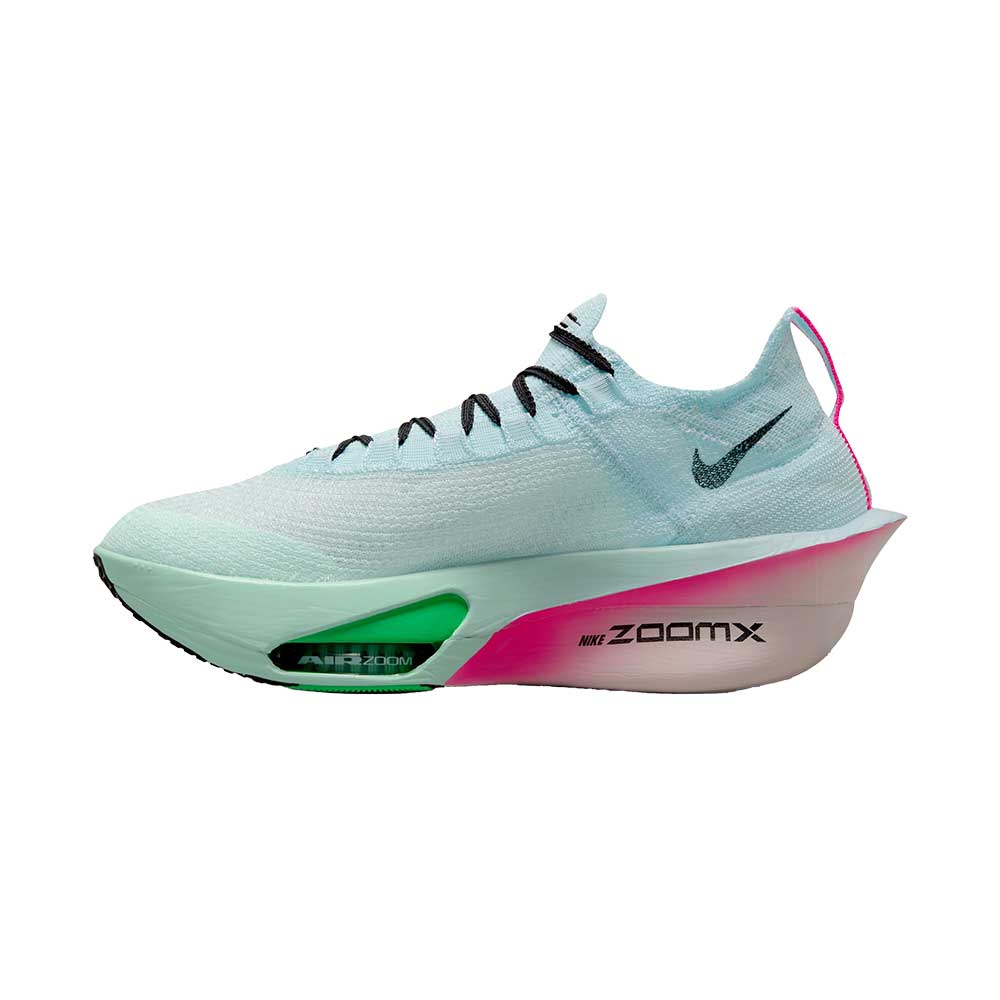 Men's Alphafly 3 Running Shoe - Glacier Blue/Black/Mint Foam/Green Shock - Regular (D)