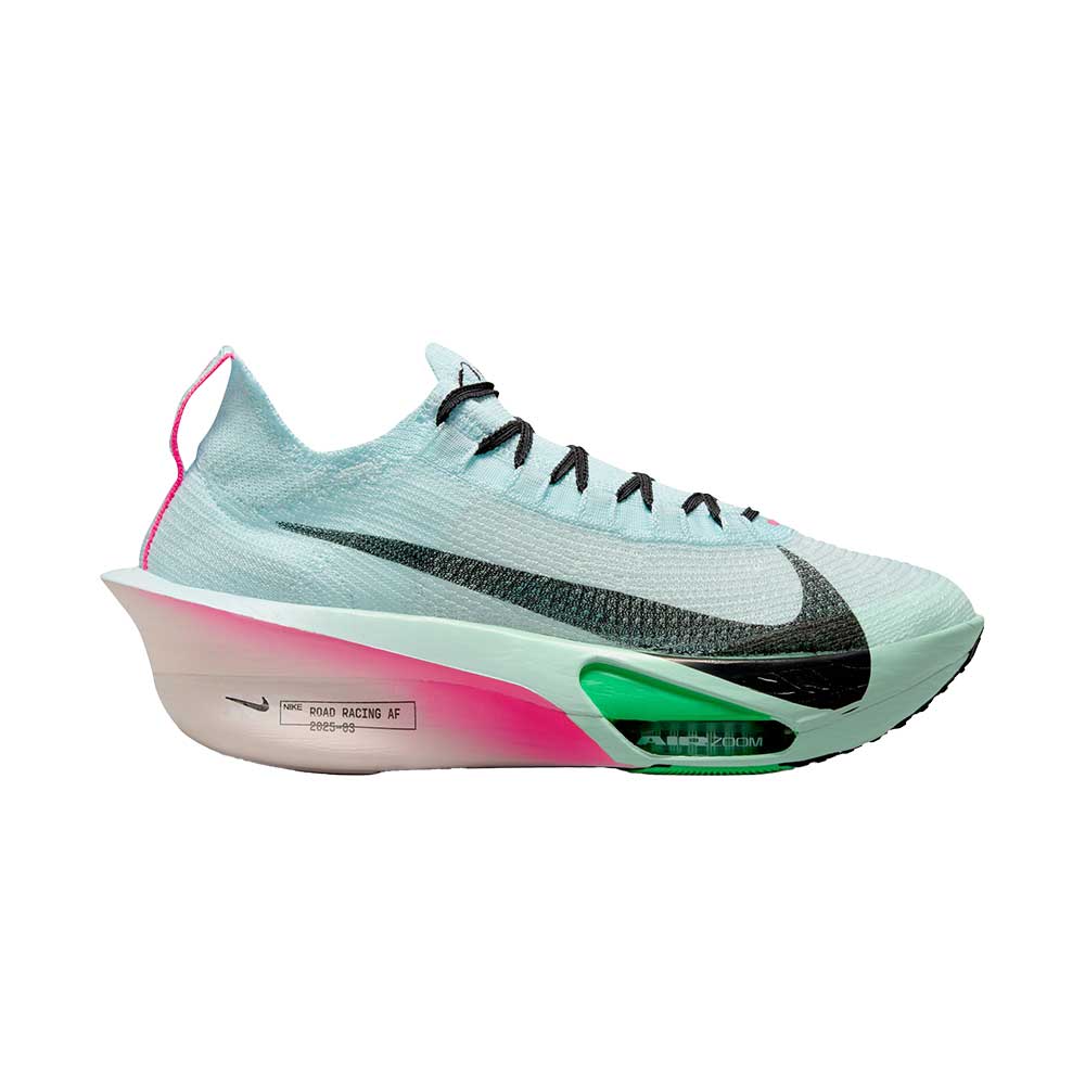 Men's Alphafly 3 Running Shoe - Glacier Blue/Black/Mint Foam/Green Shock - Regular (D)