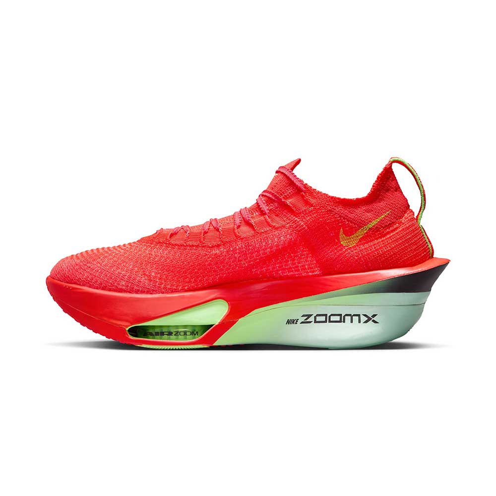 Men's Alphafly 3 Running Shoe - Bright Crimson/Cave Purple/Lime Blast - Regular (D)