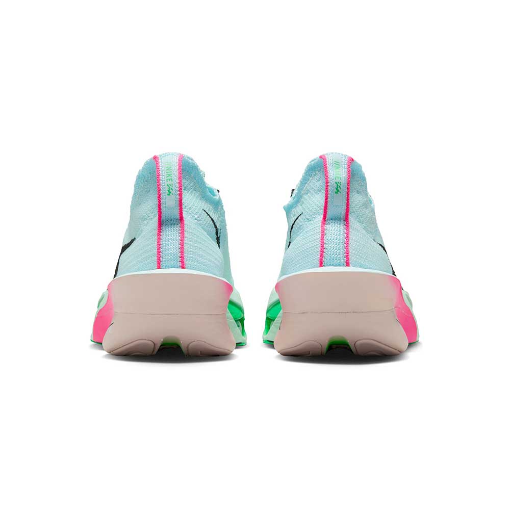 Women's Alphafly 3 Running Shoe - Glacier Blue/Black/Mint Foam/Green Shock - Regular (B)