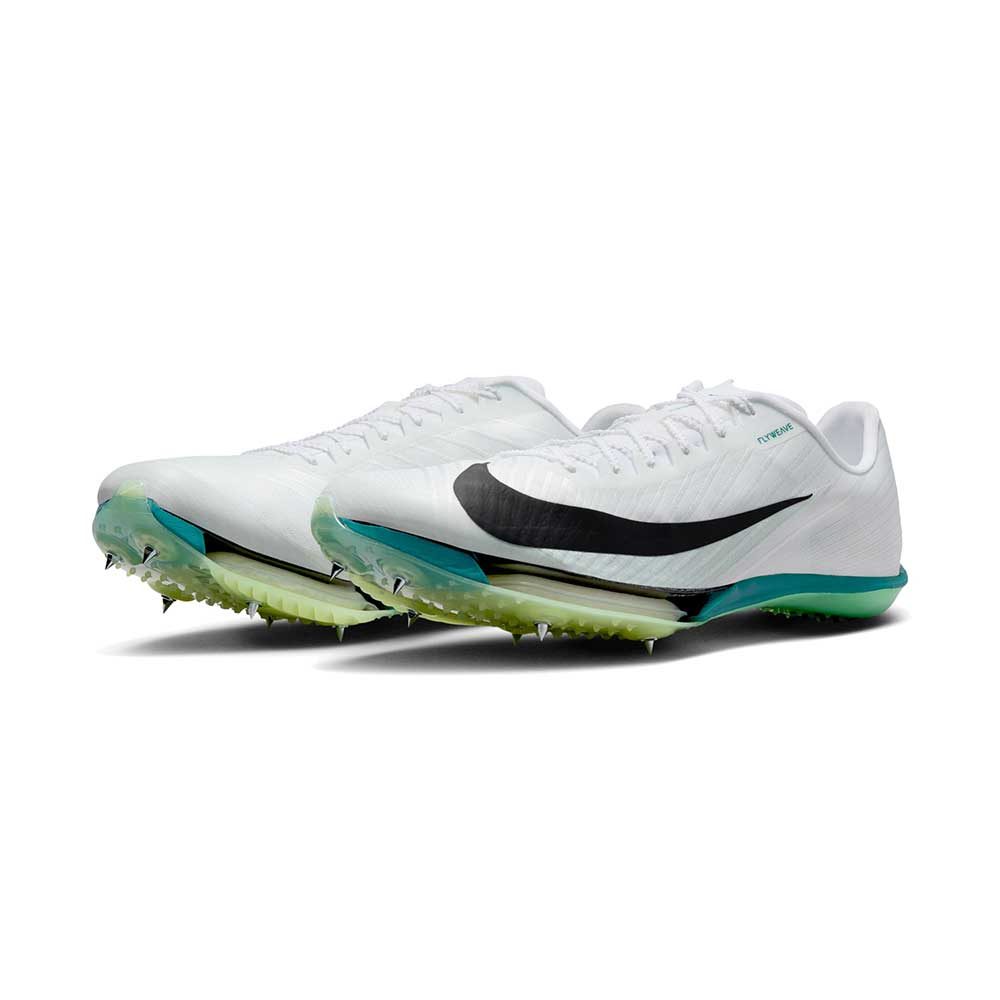 All Gender Nike Air Zoom Maxfly 2 Track & Field Sprinting Spikes - White/Black/Bright Spruce/Barely Green - Regular (D)
