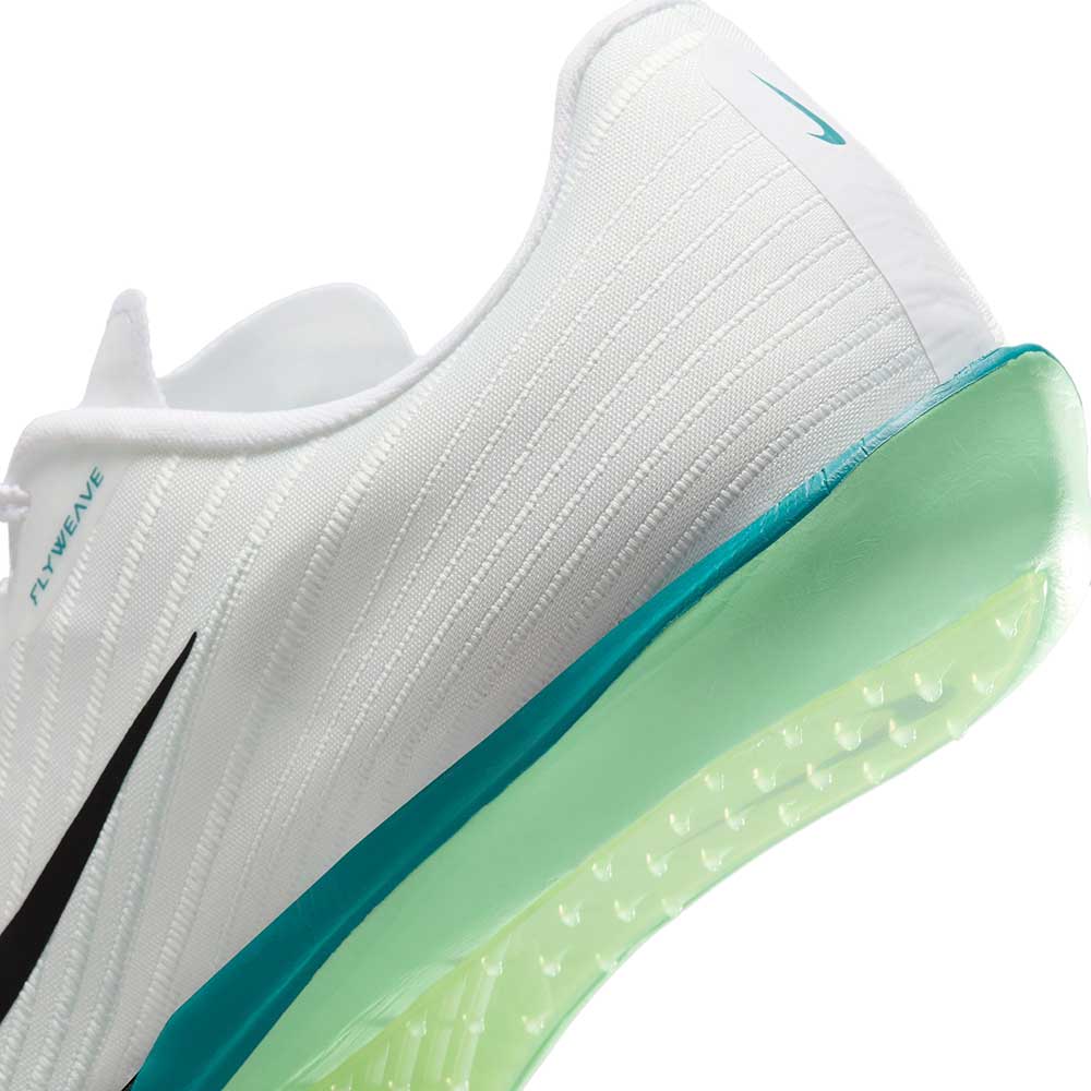 All Gender Nike Air Zoom Maxfly 2 Track & Field Sprinting Spikes - White/Black/Bright Spruce/Barely Green - Regular (D)