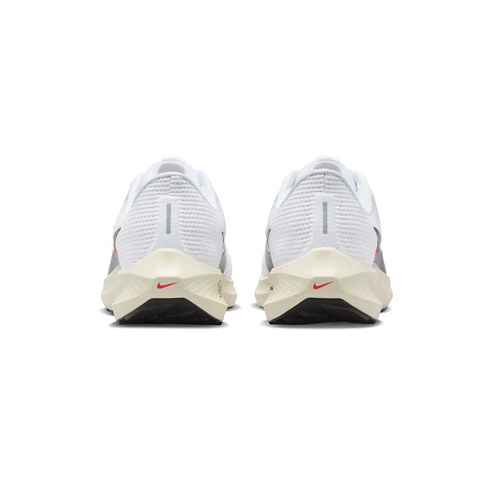 Nike Air Zoom Pegasus 40 Eliud Kipchoge Running Shoe - White/Black-Chile Red-Coconut Milk- Regular (D)