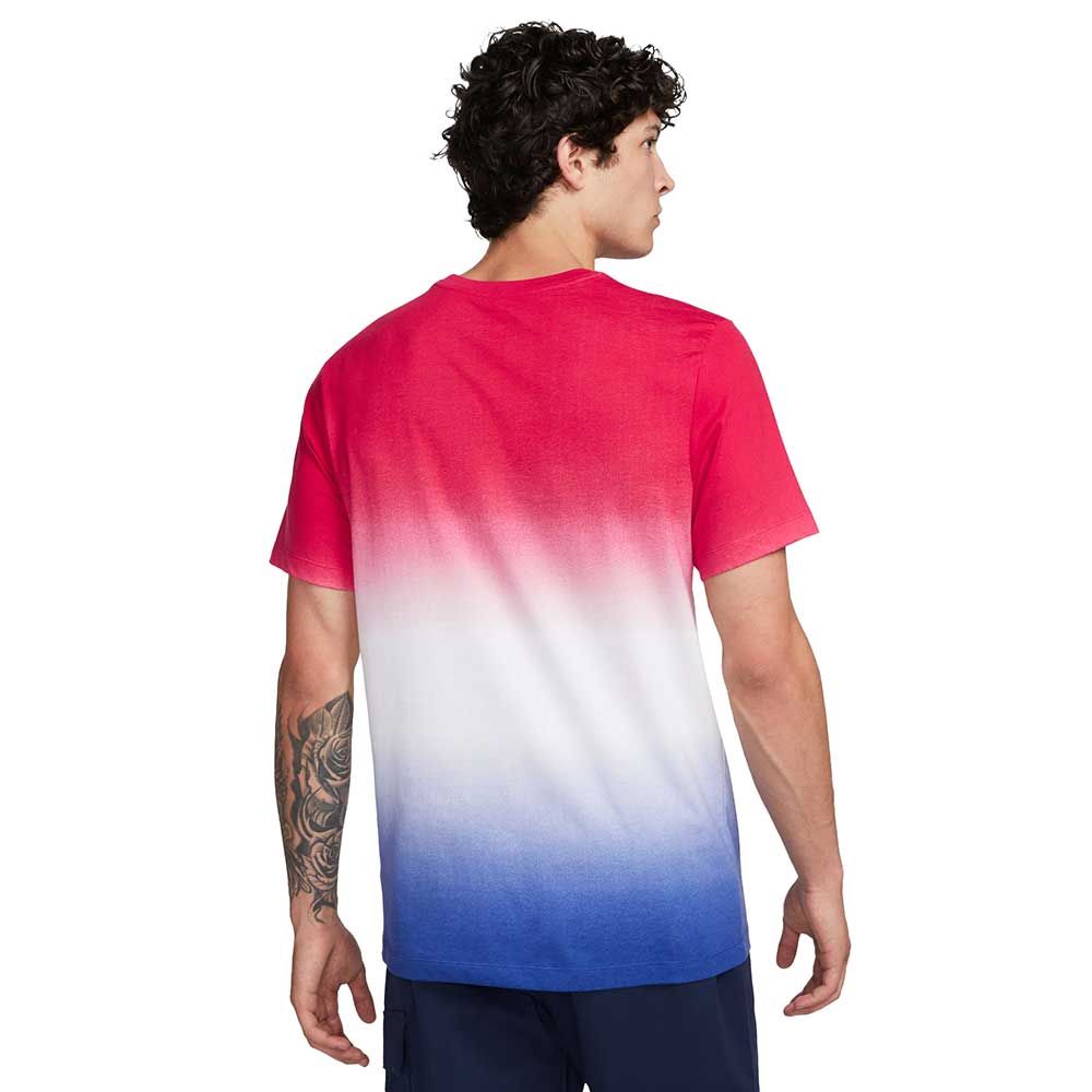 Men's FC Barcelona Crest Tee - White/Noble Red/Deep Royal Blue/Amarillo