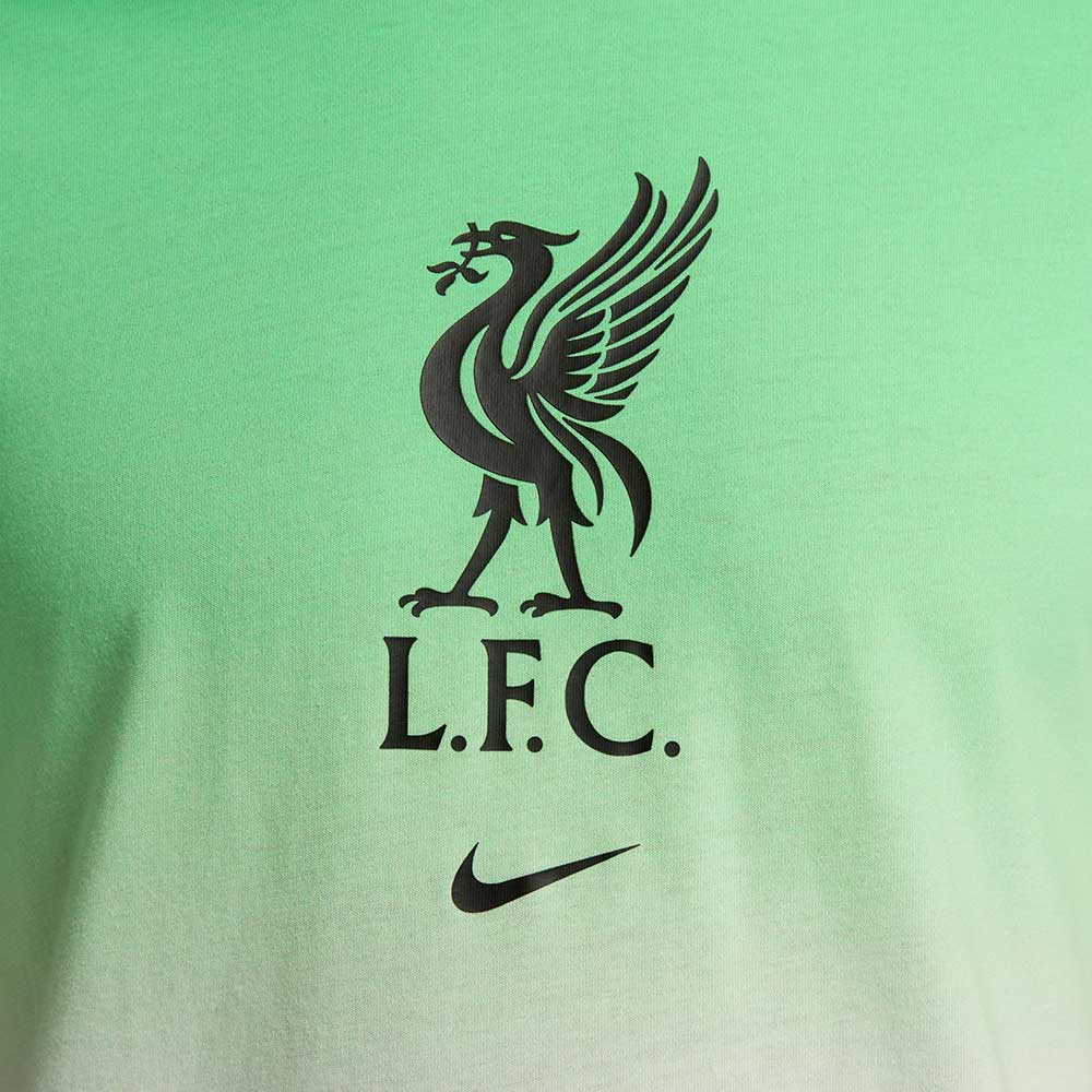 Men's Liverpool FC Crest Tee - White/Poison Green/Black/Black