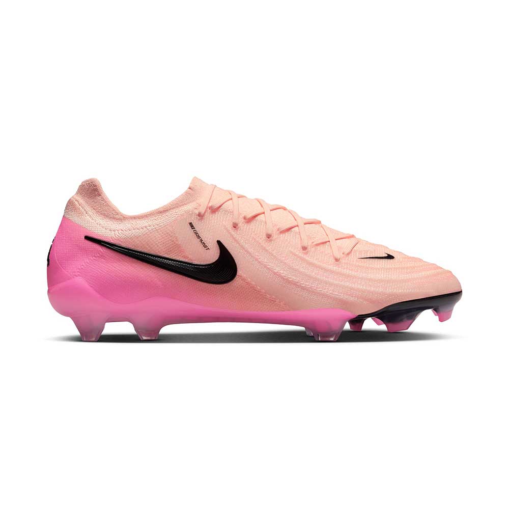 All Gender Phantom GX II Elite FG Soccer Cleats - Crimson/Black/Pink Blast - Regular (D)