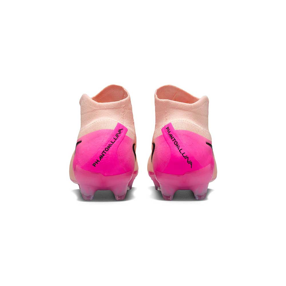 All Gender Phantom Luna II Elite FG Soccer Cleats - Crimson Tint/Black/Pink Blast - Regular (D)
