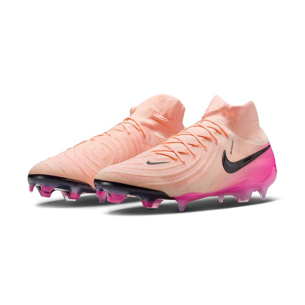 All Gender Phantom Luna II Elite FG Soccer Cleats - Crimson Tint/Black/Pink Blast - Regular (D)