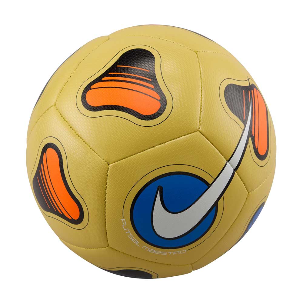 Nike Futsal Maestro Soccer Ball - Saturn Gold/Racer Blue/White