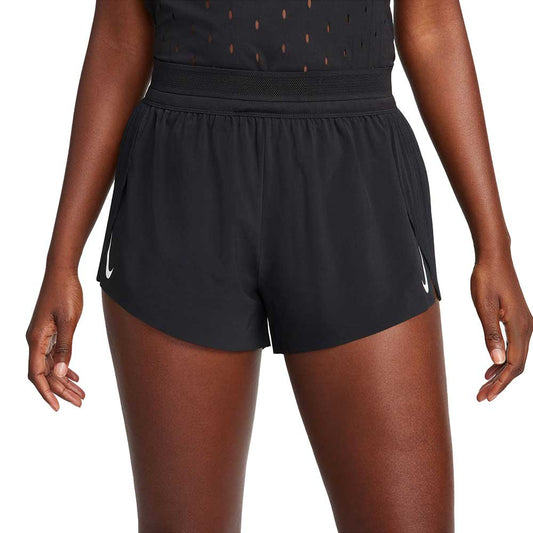 Women's Aeroswift Dri-FIT Mid-Rise 3" Short - Black