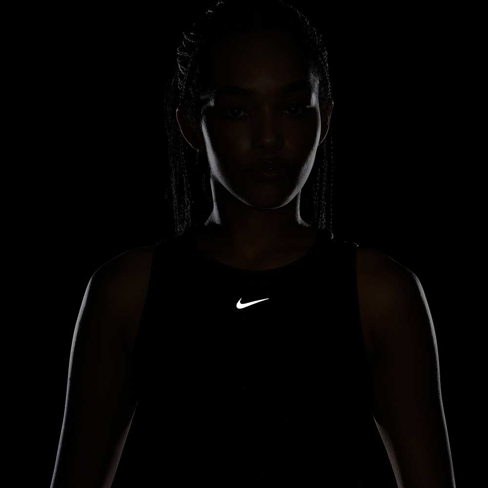 Women's Nike One Classic Dri-FIT Crop Tank - Black