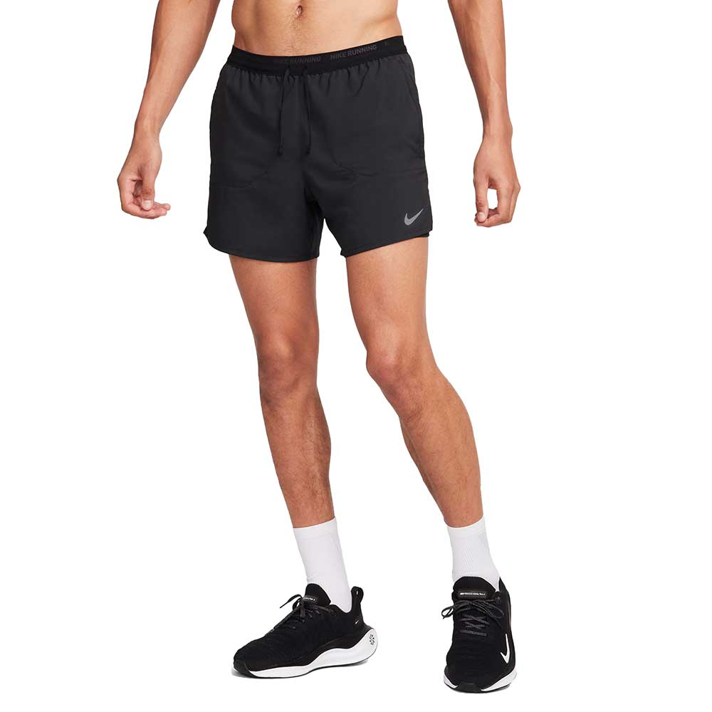 Men's Nike Stide Dri-FIT 5" 2-in-1 Running Short - Black