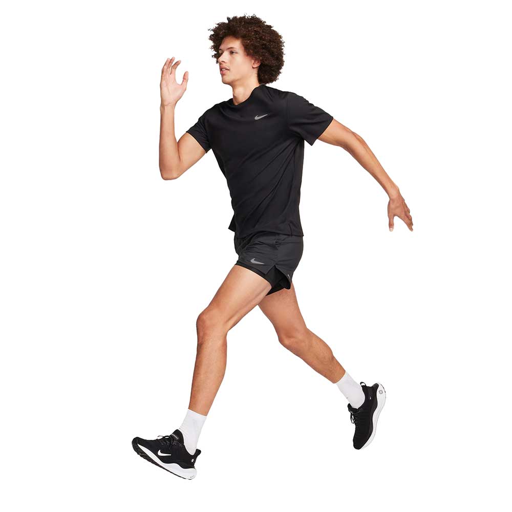 Men's Nike Stide Dri-FIT 5" 2-in-1 Running Short - Black