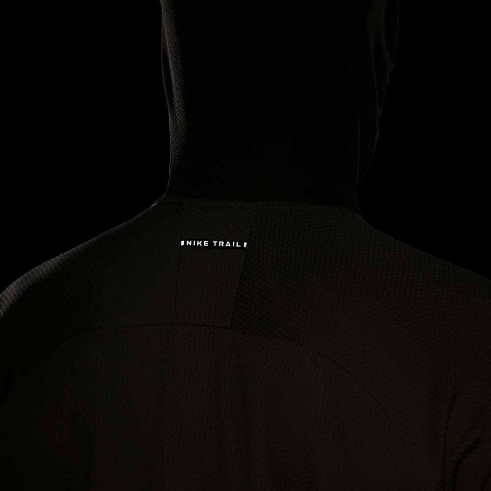 Men's Nike Dri-FIT UV Trail Long Sleeve Hooded Top - Neutral Olive