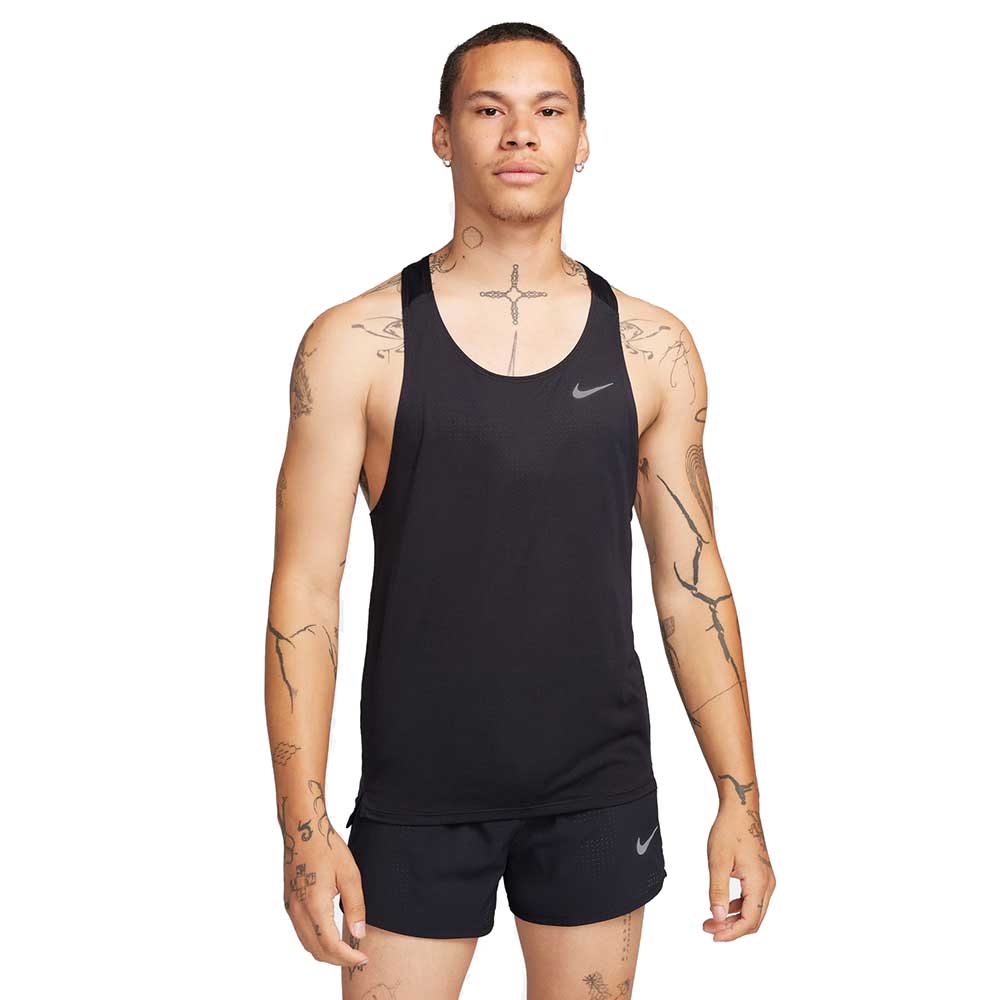 Men's Nike Dri-FIT Fast Singlet - Black