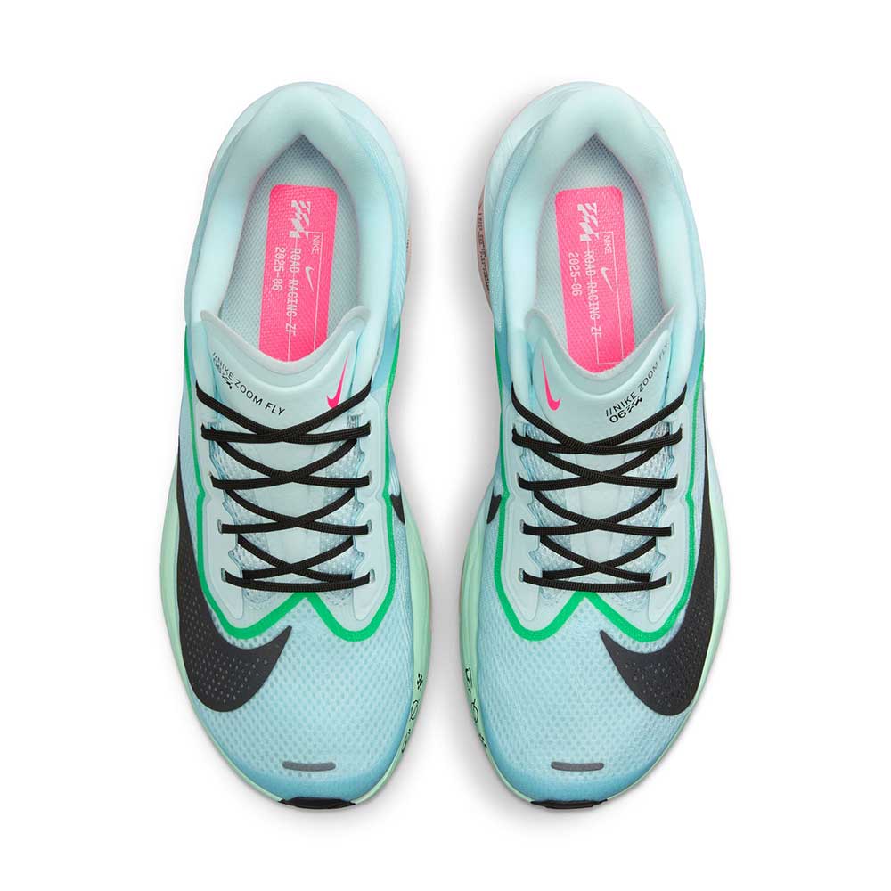 M Nike Zoom Fly 6 (D) - Glacier Ice/Black/Hyper Pink/Green Shock