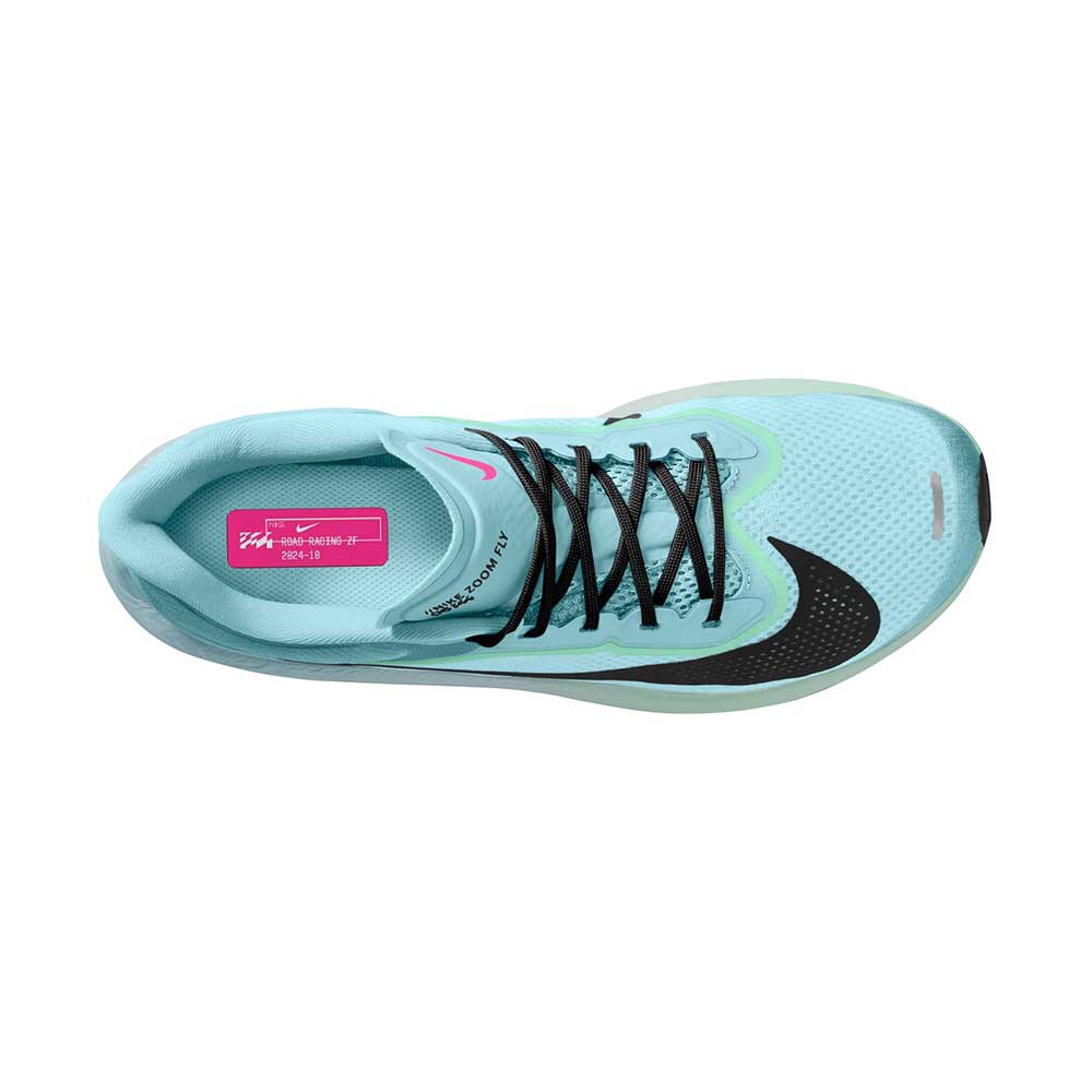 M Nike Zoom Fly 6 (D) - Glacier Ice/Black/Hyper Pink/Green Shock