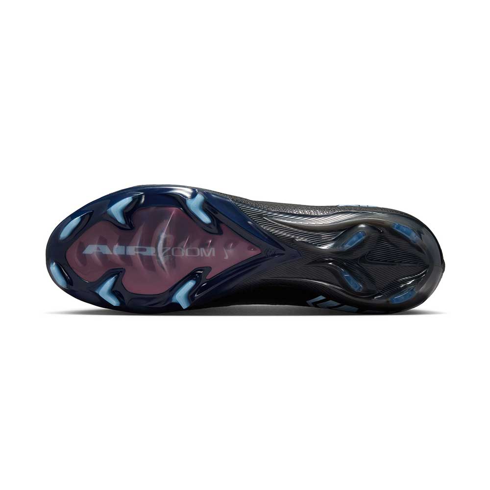 Zoom Superfly 10 Elite FG Firm Ground Cleat - Black/Ice Blue - Regular (D)
