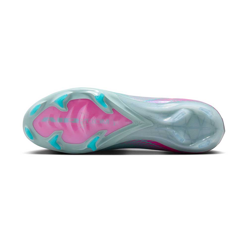 All Gender Mercurial Zoom Superfly 10 Elite FG High-Top Soccer Cleats - Ocean Cube/Pink Blast - Regular (D)