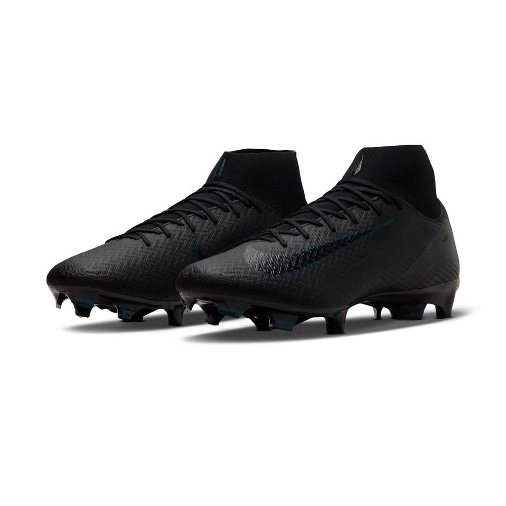 Zoom Superfly 10 Academy FG/MG Soccer Cleat - Black/Black-Deep Jungle - Regular (D)