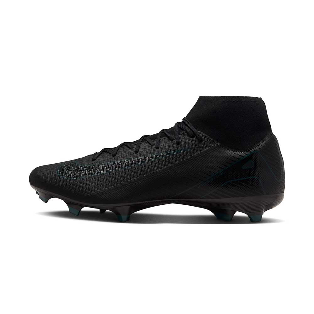 Zoom Superfly 10 Academy FG/MG Soccer Cleat - Black/Black-Deep Jungle - Regular (D)