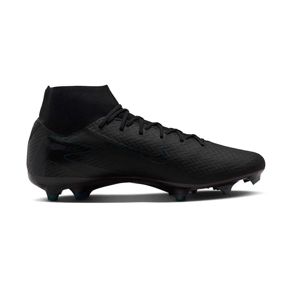 Zoom Superfly 10 Academy FG/MG Soccer Cleat - Black/Black-Deep Jungle - Regular (D)