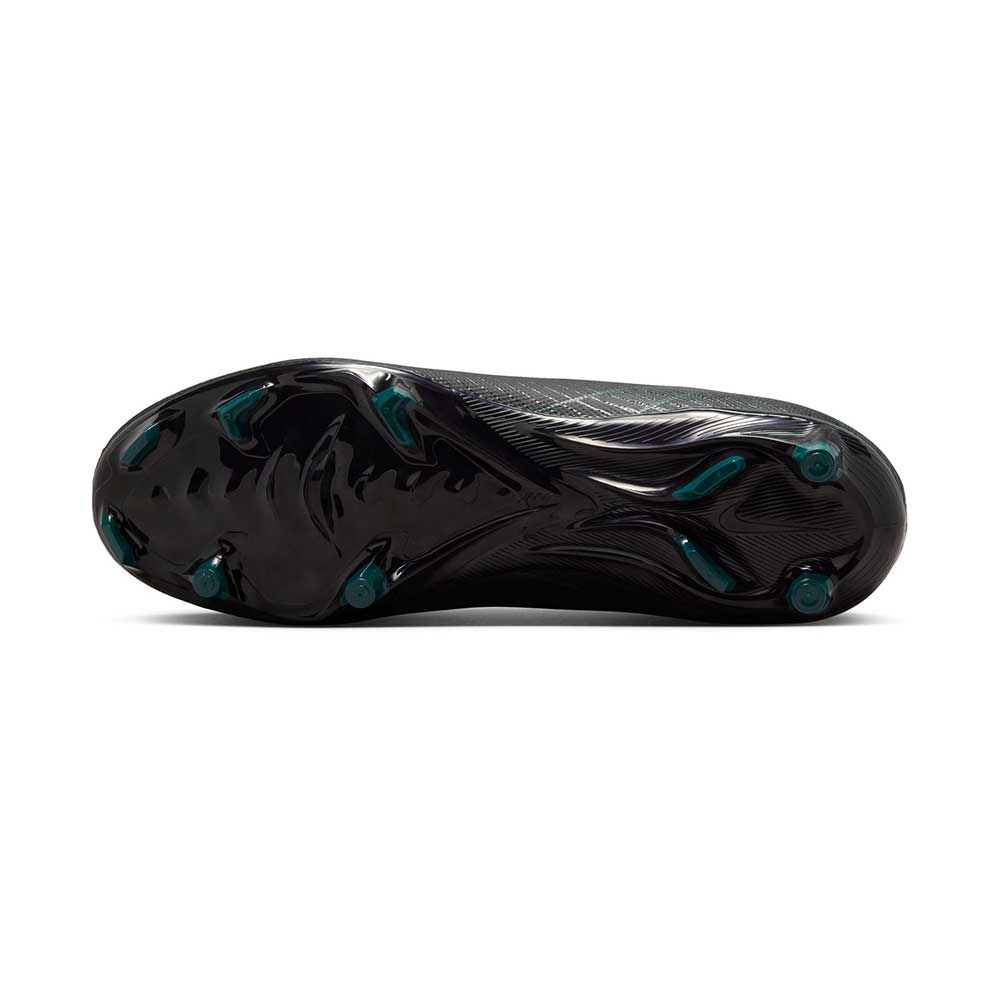 Zoom Superfly 10 Academy FG/MG Soccer Cleat - Black/Black-Deep Jungle - Regular (D)