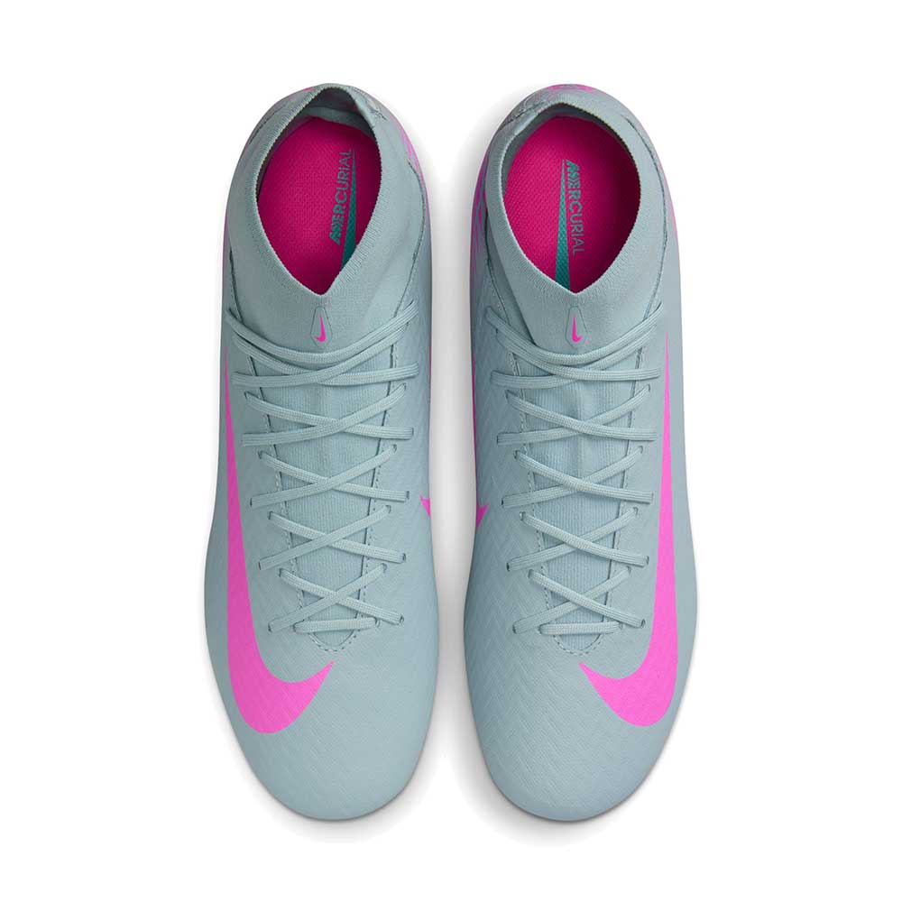 Zoom Superfly 10 Academy FG/MG Soccer Cleat - Ocean Cube/Pink Blast - Regular (D)