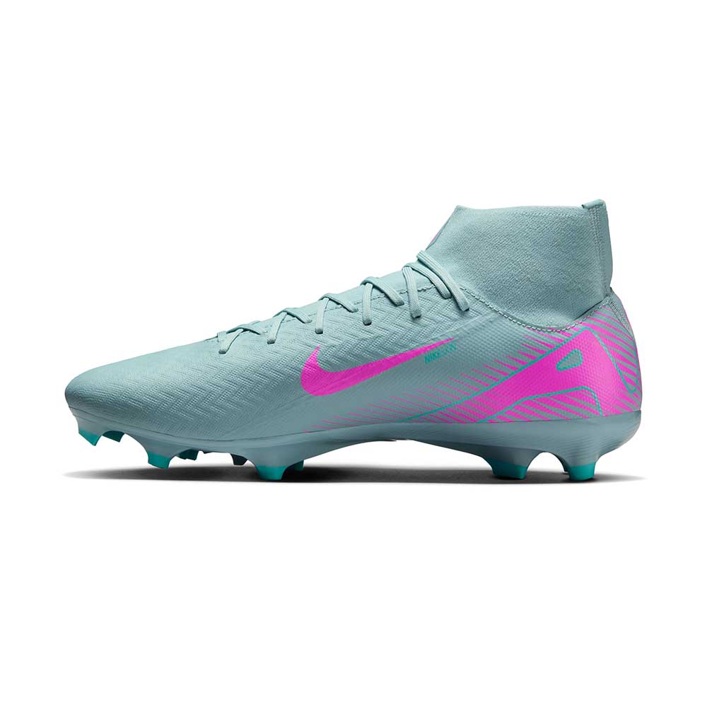 Zoom Superfly 10 Academy FG/MG Soccer Cleat - Ocean Cube/Pink Blast - Regular (D)