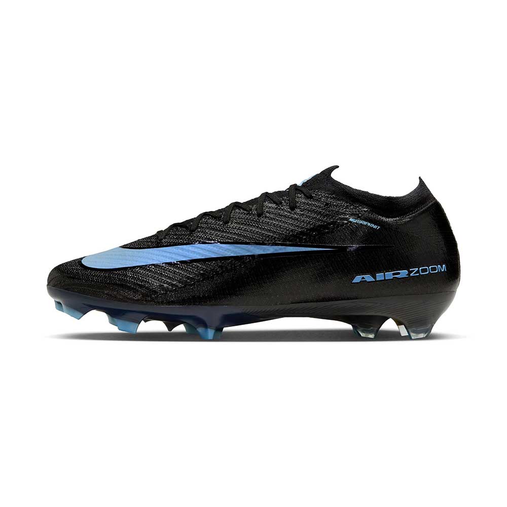 Zoom Vapor 16 Elite FG Soccer Cleat - Black/Ice Blue - Regular (D)